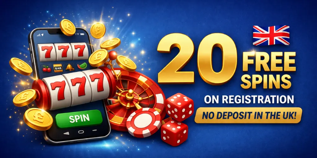 How To Claim 20 Free Spins On Registration No Deposit In The UK?
