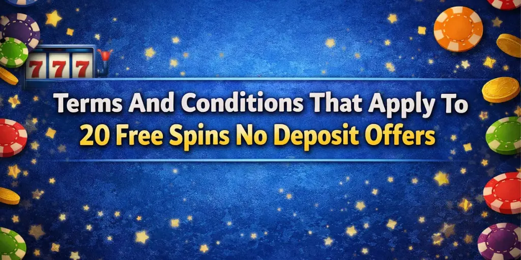 Terms And Conditions That Apply To 20 Free Spins No Deposit Offers