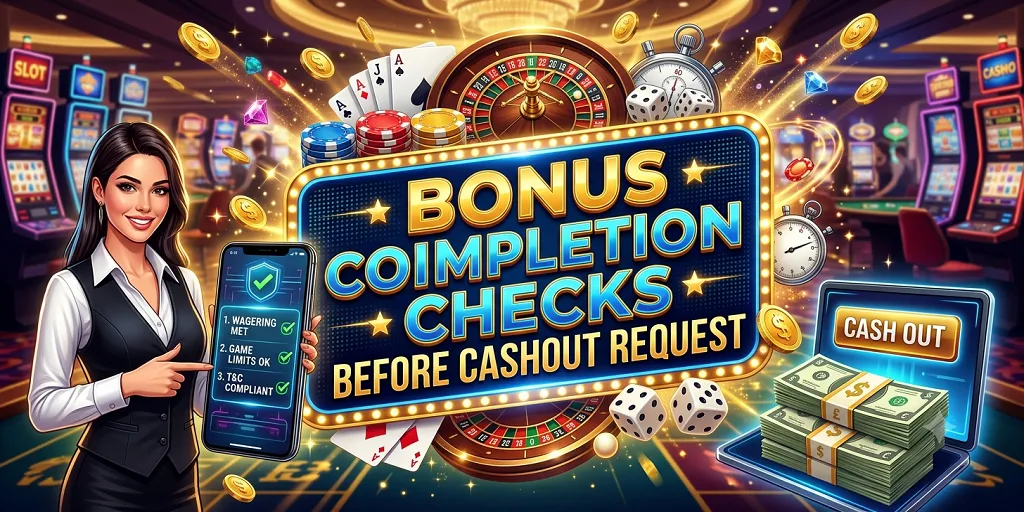 Bonus Completion Checks Before Cashout Request