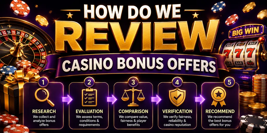 How Do We Review Casino Bonus Offers