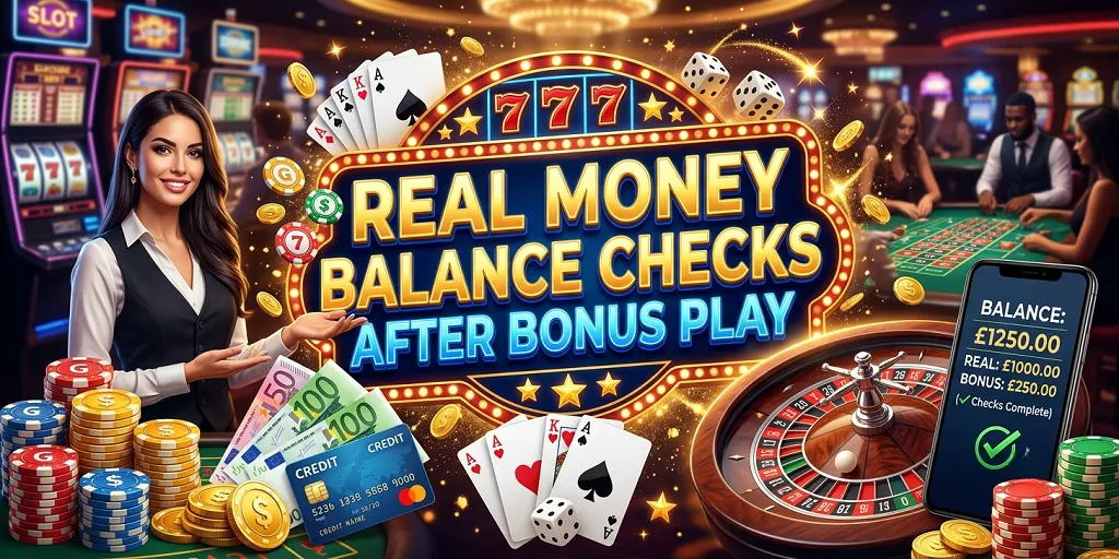 Real Money Balance Checks After Bonus Play