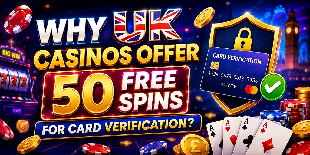 Why UK Casinos Offer 50 Free Spins For Card Verification?